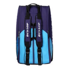 Dunlop Tennis-Racketbag FX Performance (Schlägertasche, 3 Hauptfächer) 2026 blau/schwarz 12er